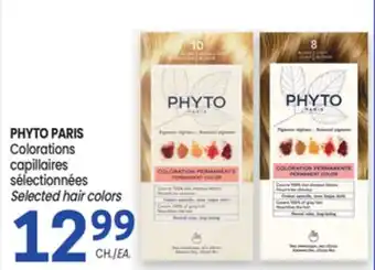 Uniprix PHYTO PARIS Colorations capillaires sélectionnées Selected hair colors offer