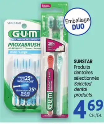 Uniprix SUNSTAR Produits dentaires sélectionnés/Selected dental products offer