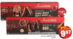 Super C côtes de dos de porc cuites Irrésistible | Irrésistible cooked pork back ribs offer