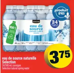 Super C eau de source naturelle Selection | Selection natural spring water offer