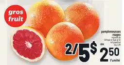 Metro PAMPLEMOUSSES ROUGES | RED GRAPEFRUIT offer