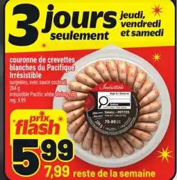 Metro COURONNE DE CREVETTES BLANCHES DU PACIFIQUE IRRÉSISTIBLE | IRRÉSISTIBLE PACIFIC WHITE SHRIMP RING offer