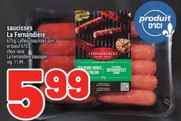 Metro SAUCISSES LA FERNANDIÈRE | LA FERNANDIÈRE SAUSAGES offer