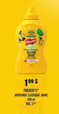 Metro FRENCH'S MOUTARDE CLASSIQUE JAUNE offer