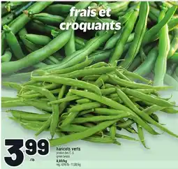 Metro FRAIS ET CROQUANTS | GREEN BEANS offer