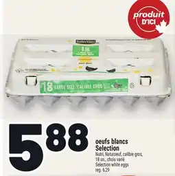 Metro OEUFS BLANCS SELECTION | SELECTION WHITE EGGS offer
