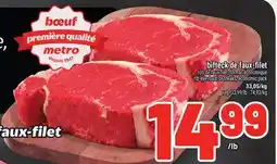 Metro BIFTECK DE FAUX-FILET | RIB EYE ROAST OR STEAKSX offer