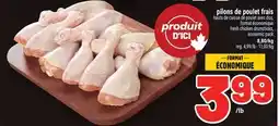 Metro PILONS DE POULET FRAIS │ FRESH CHICKEN DRUMSTICKS, ECONOMIC PACK offer