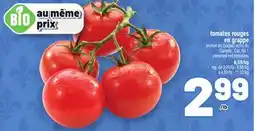 Metro TOMATES ROUGES EN GRAPPE | STEMMED RED TOMATOES offer