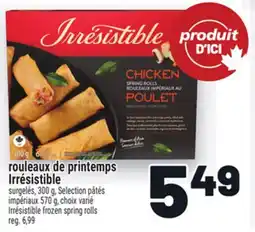 Metro ROULEAUX DE PRINTEMPS IRRÉSISTIBLE | IRRÉSISTIBLE FROZEN SPRING ROLLS offer