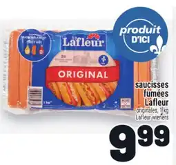 Metro SAUCISSES FUMÉES LAFLEUR offer