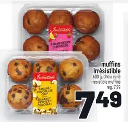 Metro MUFFINS IRRÉSISTIBLE | IRRÉSISTIBLE MUFFINS offer