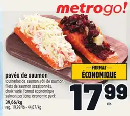 Metro PAVÉS DE SAUMON | SALMON PORTIONS offer