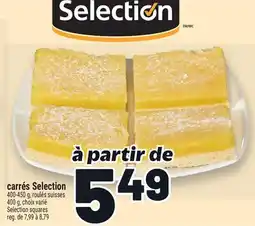 Metro CARRÉS SELECTION | SELECTION SQUARES offer