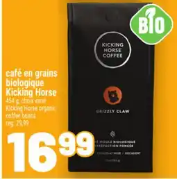 Metro CAFÉ EN GRAINS BIOLOGIQUE KICKING HORSE | KICKING HORSE ORGANIC COFFEE BEANS offer