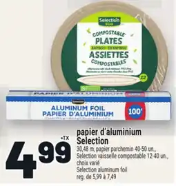 Metro PAPIER D'ALUMINIUM SELECTION | SELECTION ALUMINUM FOIL offer