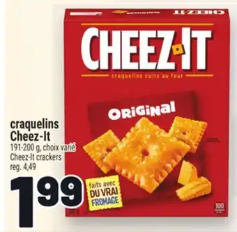 Metro CRAQUELINS CHEEZ-IT | CHEEZ-IT CRACKERS offer