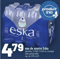 Metro EAU DE SOURCE ESKA | ESA SPRING WATER offer