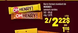 Metro BARRE FORMAT STANDARD DE HERSHEY offer