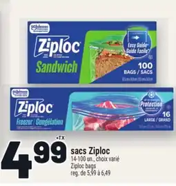 Metro SACS ZIPLOC | ZIPLOC BAGS offer