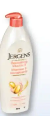 Familiprix Jergens Oil-Infused Revitalizing Vitamin E Lotion offer