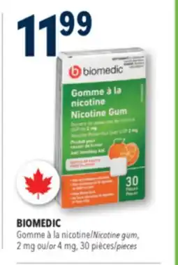 Familiprix Biomedic nicotine polacrilex gum 2mg - Fruit Flavour 30un offer