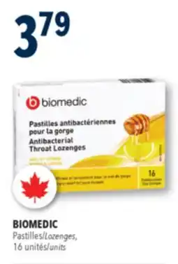 Familiprix Biomedic honey & lemon antibacterial throat lozenges 16un offer