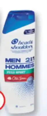 Familiprix HEAD & SHOULDERS, Dandruff shampoo or conditioner, selected sizes offer
