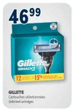 Familiprix Gillette Mach-3 cartridges 12un offer