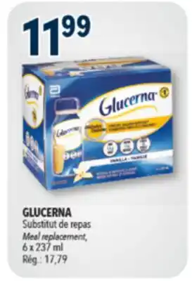 Familiprix Glucerna diabetics meal replacement Vanilla offer
