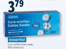 Familiprix Essentiel double-tipped cotton swabs 400un offer
