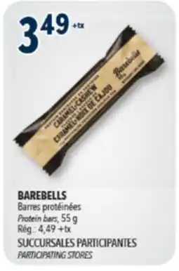 Familiprix BAREBELLS, Protein bars offer