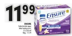 Familiprix ENSURE Meal replacement, 6x 235ml offer