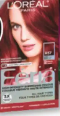Familiprix L'Oréal Paris Féria Power Red High-Intensity permanent hair dye #R57 Intense Medium Auburn offer
