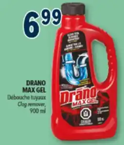 Familiprix Drano Max Gel clog remover offer