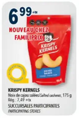Familiprix Krispy Kernels salted cashews offer