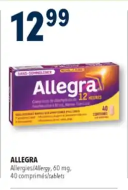 Familiprix Allegra 12h Allergy Relief Tablets 40un offer