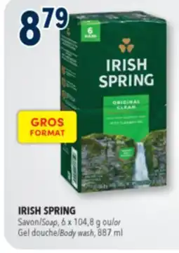 Familiprix Irish Spring bar soap Original Clean 6un offer