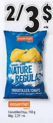 Familiprix Essentiel Ripple Regular Potato Chips offer