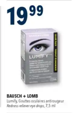 Familiprix Bausch + Lomb Lumify Redness Reliever Eye Drops 7.5ml offer