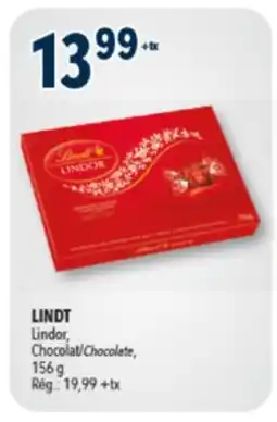 Familiprix Lindt Lindor milk chocolate with a delectably smooth centre offer