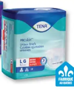 Familiprix Tena Proskin unisex briefs super absorbency - Large 14un offer