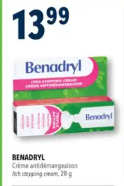 Familiprix Benadryl itch stopping cream offer