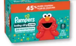 Familiprix Pampers Baby-Dry Ultra baby diapers Size 6 (over 35lb) - 72un offer