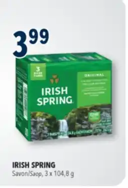 Familiprix Irish Spring bar soap Original Clean 3un offer