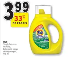 Familiprix Tide Simply All In One laundry detergent Daybreak Fresh 24 loads offer