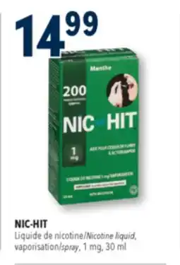 Familiprix NIC-HIT, Nicotine liquid, spray, 1 mg offer