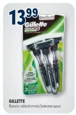 Familiprix Gillette Mach-3 sensitive disposable razors 3un offer
