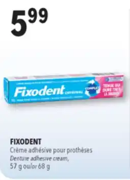 Familiprix Fixodent Original complete denture adhesive cream offer