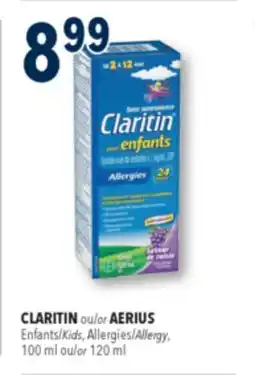 Familiprix Claritin Kids non-drowsy grape flavour allergy syrup offer